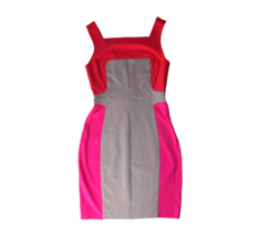 NWT Yoana Baraschi Murano Colorblock Stretch Ponte Sheath Dress 6 / 8 $335 - £25.57 GBP