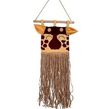 GIRAFFE Wall Hanging Safari Animal Jungle Room Decor Textured Wall Art N... - $28.70