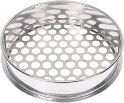 Veemoon round Hole Sieve Stainless Steel Soil Sieve Kitchen Food Bean Si... - $28.43