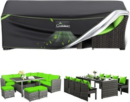 Uirway Patio Furniture Covers Waterproof, 98&quot;L X 78&quot;W X 32&quot;H Rectangular... - $38.92