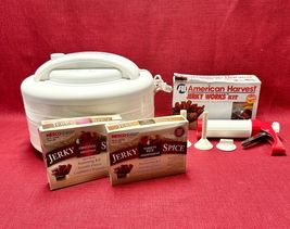 Nesco American Harvest Snackmaster Dehydrator Jerky Gun Kit Spice Season... - $39.99