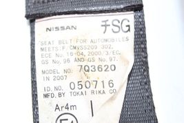 07-13 INFINITI G35 SEDAN Rear Left Driver Side Seat Belt F1719 image 11
