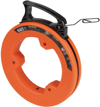 56331 Fish Tape Steel Wire Puller With Double Loop Tip Optimized Housing 50-Foot - £28.96 GBP