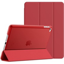 JETech Case for iPad Mini 4, Smart Cover with Auto Sleep/Wake (Red) - $27.99