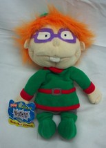Nickelodeon Nick &#39;90s Rugrats Chucky In Holiday Pjs 8&quot; Bean Bag Stuffed Toy New - £14.59 GBP
