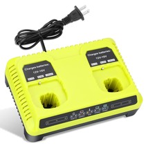 P117 Dual Slot 18V Battery Charger For Ryobi 18V Battery, Charger Replace For Ry - £50.82 GBP