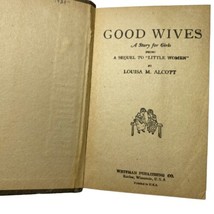 Vtg 1920&#39;s Book GOOD WIVES 1929 Louisa May Alcott Whitman Publishing  - £44.63 GBP