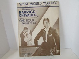 What Would You Do? One Hour with You 1932 Piano Sheet Music - £6.39 GBP