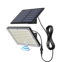 Solar Lights Outdoor With Motion Sensor, 113Led Cool White Solar Flood L... - £34.75 GBP