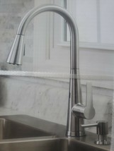 Tolland Stainless Steel 1-Handle Deck-Mount Pull-down Touchless Kitchen Faucet - £76.62 GBP