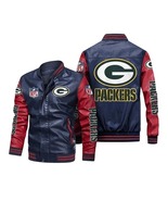 Green Bay Packers Leather Jacket Men - $2,390.89 MXN+