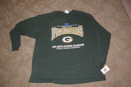 New Green Bay Packers Long Sleeve T-Shirt Size 2XL NWT NFC NORTH Champions - £15.72 GBP