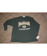 New Green Bay Packers Long Sleeve T-Shirt Size 2XL NWT NFC NORTH Champions - £15.96 GBP