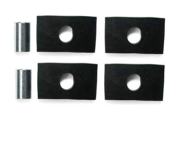 1961-1962 Corvette Cushion And Spacer Set Bumper Mounting Front Side Pos... - $32.62