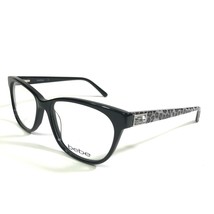 Bebe BB5078 KICK BACK 001 JET Eyeglasses Frames Black Gray Square 50-17-135 - £40.30 GBP