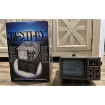 1991 Bentley Deluxe Portable 5 Inch Black White Television TV Model No 1... - $49.45