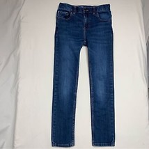 Jeans Slim Skinny Girls 12 Blue Denim Medium Wash Adjustable Classic Sch... - $11.88