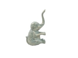 Antique Bronze Cast Iron Elephant Metal Door Stop 8&quot;&quot; - $28.99