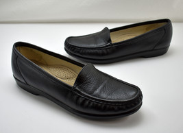 SAS Tripad Comfort Black Leather Moccasin Toe Slip On Loafers-Women&#39;s 8.5 N - $35.10