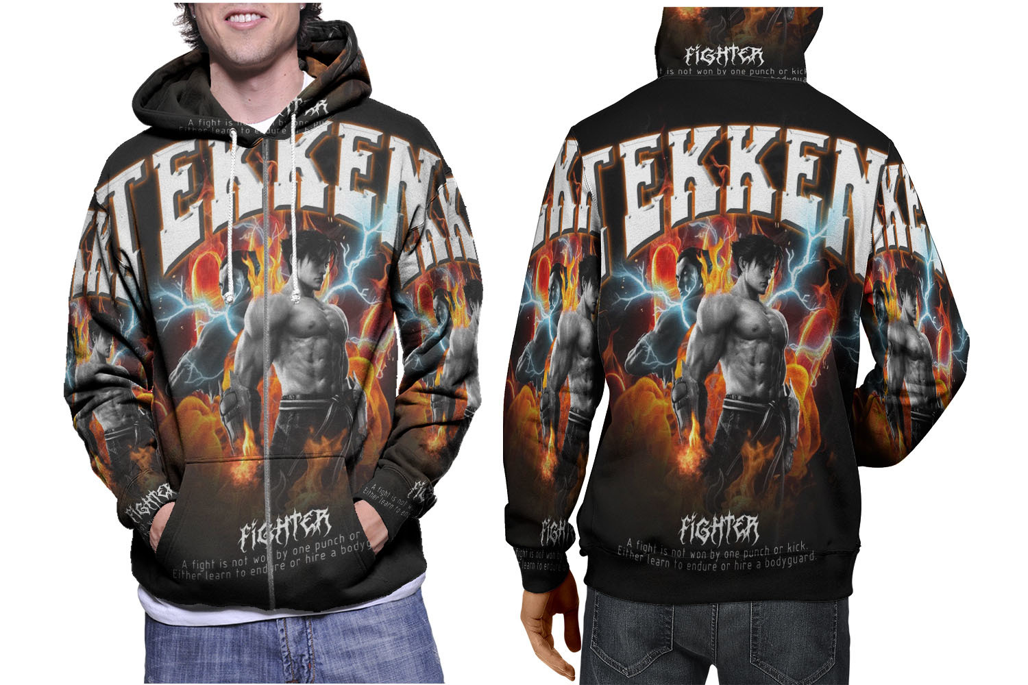Tekken Game 002  Vibrant Fullprint Hoodies Unleash Your Style - $37.99+