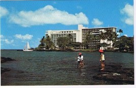 Hawaii Postcard Naniloa Surf Hilo Bay Hotel - £2.33 GBP