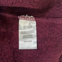 Lee Regular Fit RN#64866 Men's Sleeveless Fleece Vest In Zinfandel Red Size L image 4