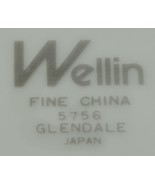 Wellin Fine China Glendale Pattern Flat Cup Saucer 5756 Replacement Tableware - $4.99