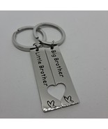 Big Brother Little Brother Heart Best Friend Keychain Keyring Metal - $9.90