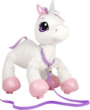 Peppy Pets White Stuffed Unicorn Soft Plush Interactive - £49.23 GBP