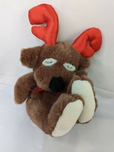 Sleepyhead Reindeer Plush 8 Inch Joelson 1993 Stuffed Animal Toy - £7.22 GBP