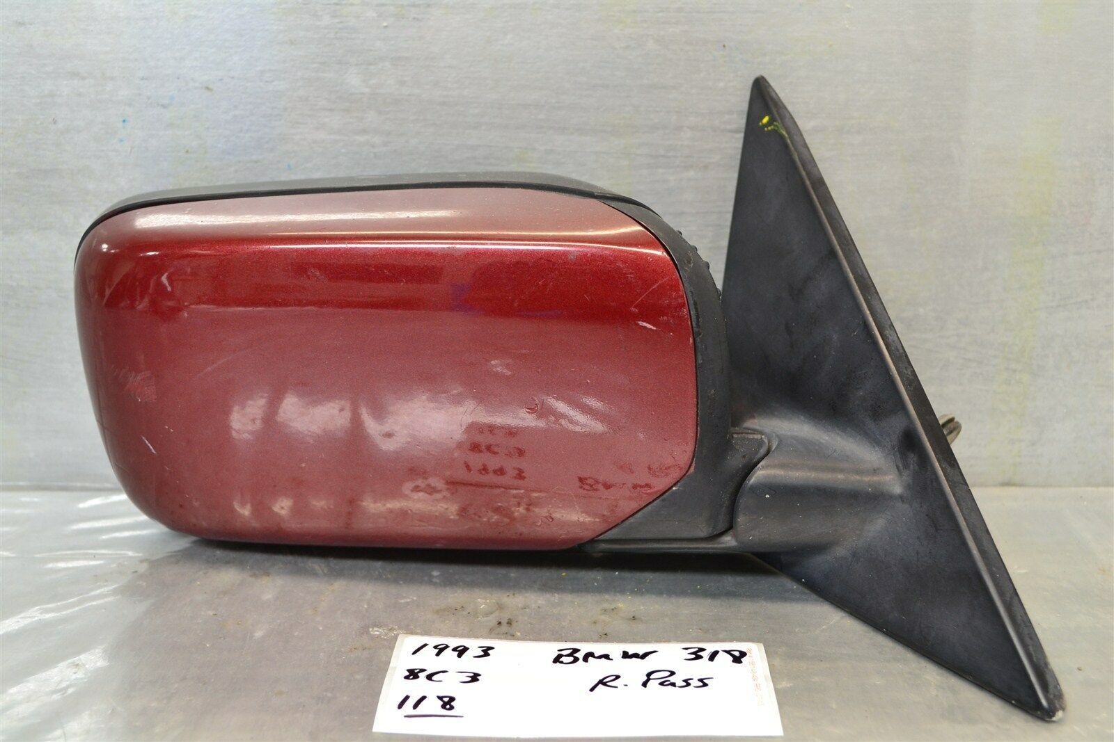 1992-1996 BMW 318i 325i 328i Right Pass OEM Electric Side View Mirror 18 3K9 - $23.01