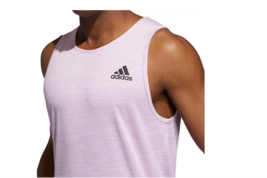 NWT Adidas Men&#39;s Axis Tank Top Legend Lilac/white  HB8849 Sleeveless - £17.29 GBP