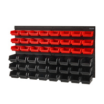 VEVOR Wall Mounted Storage Bins, 48-Bin Parts Rack Shop Tool with Wall P... - $37.99