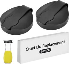 2-Pack Replacement Lids For Good Seasons Salad Dressing Cruet Glasses,Food - $9.99