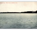 Bantam Lake West Shore Litchfield Connecticut CT UNP  DB Postcard G17 - $8.86