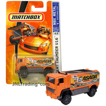 Yr 2007 Matchbox Mbx Metal 1:64 Die Cast Car #63 Orange Asada Desert Thunder V16 - $19.99