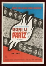 Vintage Poster Is Paris Burning 1966 René Clément Jean-Paul Belmondo - £77.38 GBP