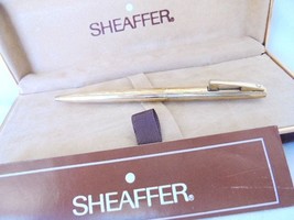 SHEAFFER AGIO Reminder Clip ball pen in gold 12 K Gold Filled in gift bo... - £43.00 GBP