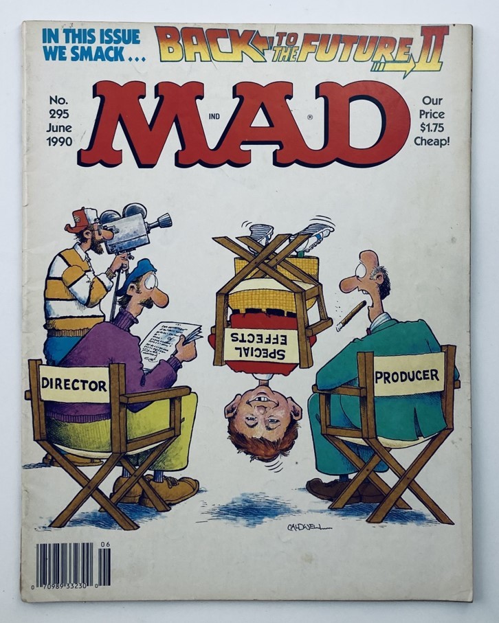 Primary image for Mad Magazine June 1990 No. 295 Back To The Future II 6.0 FN Fine No Label