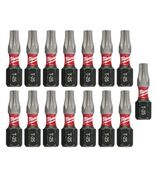 Milwaukee Shockwave 1 In. Impact T20 Insert Bits (15 Pack) - $19.31 CAD