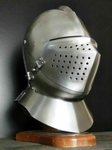 Medieval helmet 16th Century Close Helmet armor knight larp helmet - $146.51
