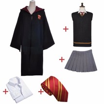 Gryffindor Hermione Granger Uniform Set Cosplay Costume Halloween - £47.41 GBP