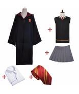 Gryffindor Hermione Granger Uniform Set Cosplay Costume Halloween - £46.98 GBP