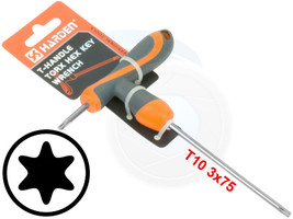 T10 T-Handle Torx Torque 6 Point Star Key CRV TPR Screwdriver Wrench - $7.02