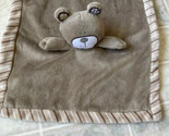 Babies R Us Koala Baby Lovey Plush Security Blanket Stripe Tan Brown Ted... - $23.36