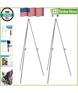 Lightweight Collapsible 63&quot; Steel Easels - Perfect for Displays &amp; Presen... - $83.61 CAD