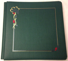 Creative Memories 12x12 Green Christmas Album with pages - £31.59 GBP