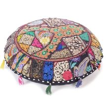 Indian Handmade Vintage Patchwork Cotton Boho Chic Bohemian Hand Embroidered Dec - £13.30 GBP+