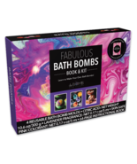 New Fabulous Da Bomb Bath Bombs Molds Lavender and Citric Acid Book &amp; Kit - $9.99