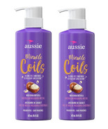 2 Pack Aussie Conditioner Miracle Coils 16 Ounce (Silicone Free) Pump - £15.47 GBP